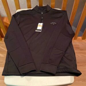 *New* Callaway long sleeve sweatshirt. Color: Black Size: S